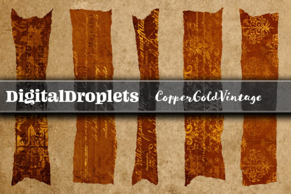 Copper Gold Vintage Washi Tapes: Elevate Your Design Projects