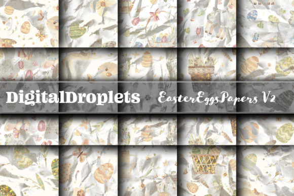 Easter Eggs Papers Vol. 2: A Designer's Textured Collection