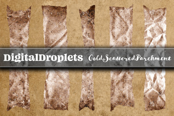 Elevate Your Projects with Gold Scattered Vol. 5 Torn Washi Tapes