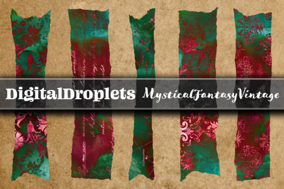 Elevate Your Visual Projects with Mystical Fantasy Washi Tapes