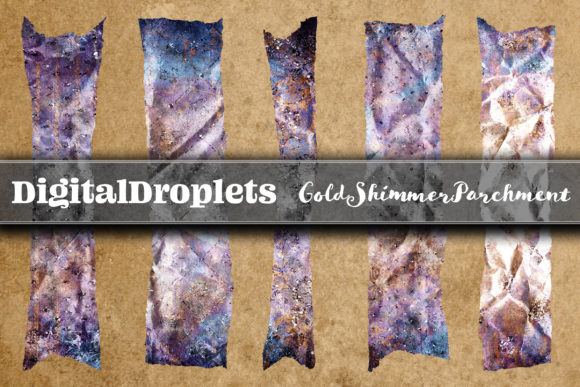 Gold Scattered 4: 20 FREE Washi Tapes for Elevated Design