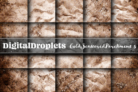 Gold Scattered Vol. 5: Vintage Texture for Modern Design