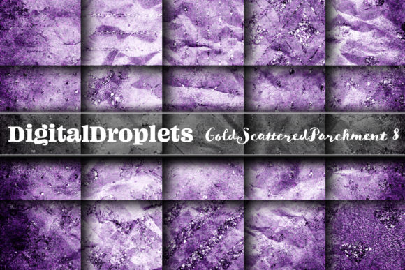 Gold Scattered Vol. 8: Elevate Designs with Textured Parchment