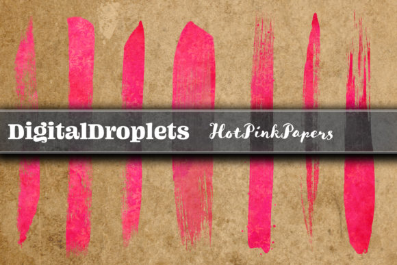 Hot Pink Brush Strokes: Free Design Assets for Dynamic Projects