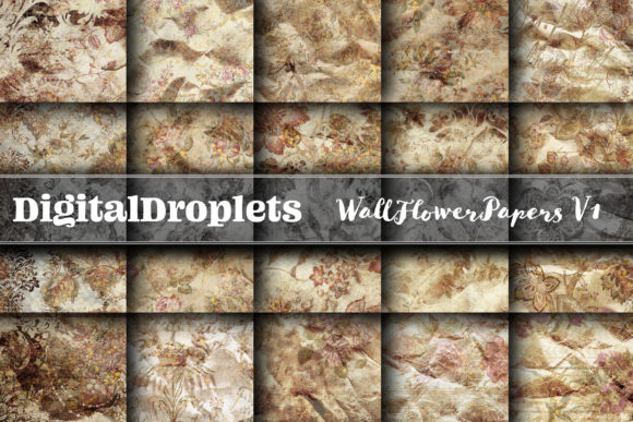 Wall Flowers Papers Vol. 1: A Textured Design Collection
