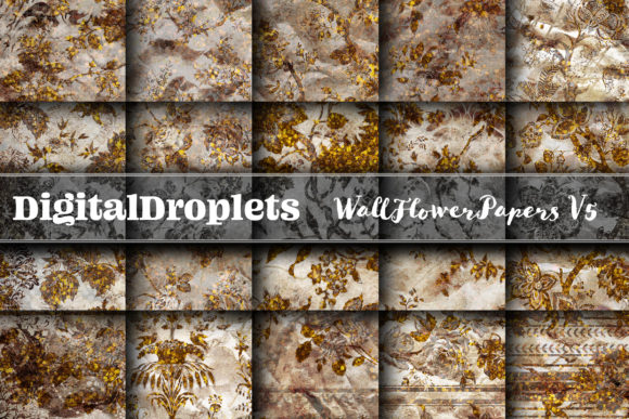 Wall Flowers Papers Vol. 5: Elevate Your Gothic & Vintage Designs