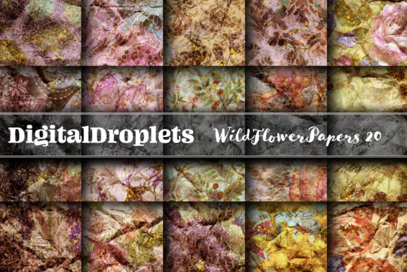 Wild Flowers Papers Vol. 20 | Collection: Elevating Gothic & Vintage Design