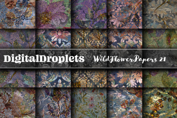 Wild Flowers Papers Vol. 21: A Gothic & Vintage Design Collection