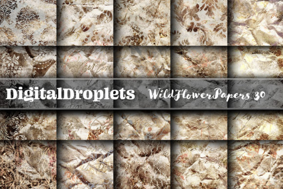 Wild Flowers Papers Vol. 30 | Collection: A Designer's Textured Asset
